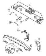 5174908AA - Body Sheet Metal Except Doors: Handle Pin for Mopar Image