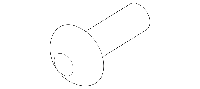 Lower Pillar Trim Bolt - Porsche (N-104-718-03)
