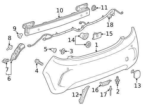 Bumper & Components - Rear for 2016 Chevrolet Spark #0