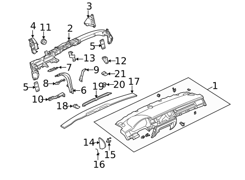 Instrument Panel for 2009 Audi A8 Quattro #0