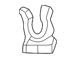 68326731AA - Body: Hood Prop Rod Clip for Mopar Image