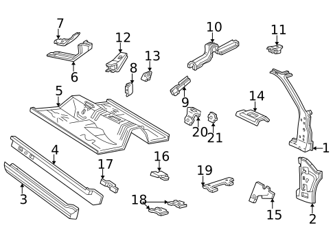 Rocker for 2004 Ford Mustang #0