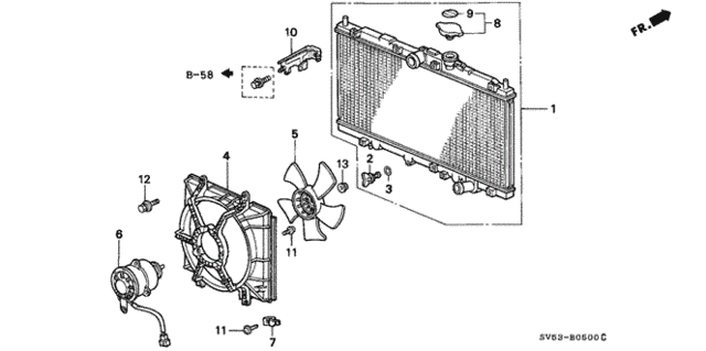 Radiator for 1995 Honda Accord #0