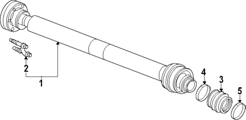 Drive Shaft for 2023 GMC Canyon #0