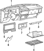 E5FZ5804320B - Body: Instrument Panel for Ford: Escort | Mercury: Lynx Image