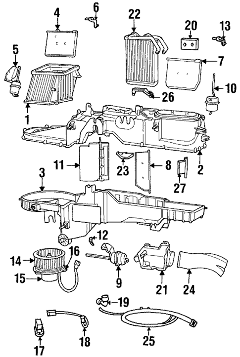 Controls for 1998 Dodge Ram 1500 #1