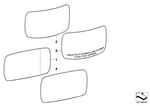 51163418492 - : Mirror Glass Heated Convex Right for BMW Image