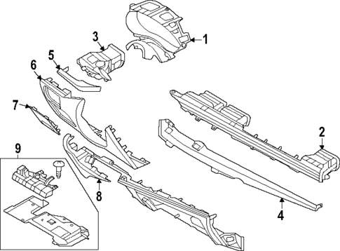 Instrument Panel Components for 2023 Genesis Electrified G80 #0
