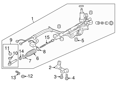 Steering Gear & Linkage for 2015 Subaru Forester | Shop