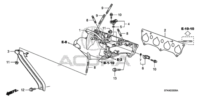 Intake Manifold for 2008 Acura RDX #0