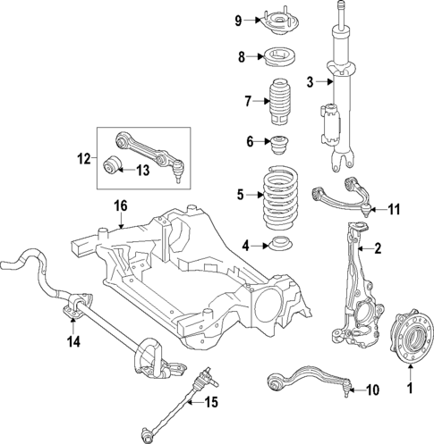 Suspension Components for 2021 Mercedes-Benz C63 AMG #7