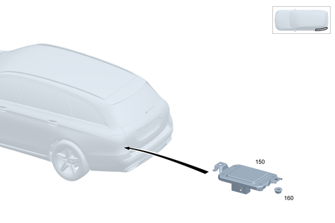 Control Modules and Relays in Load Compartment for 2024 Mercedes-Benz CLA 250 #0