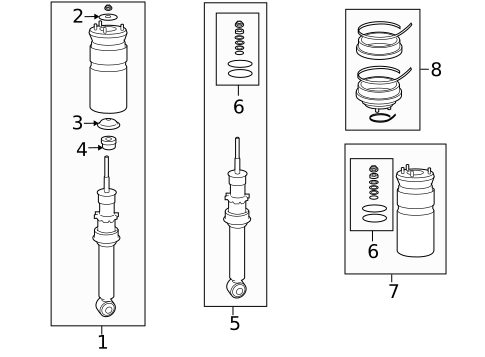 Shocks & Components for 2007 Land Rover LR3 #0