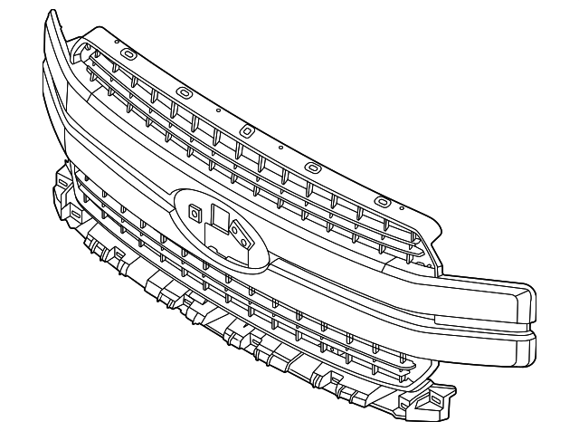 JL3Z-8200-HB Grille jl3z8200hb | Fairway Ford OEM Parts