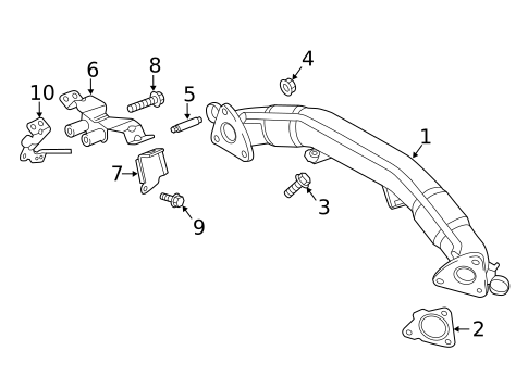 Exhaust Manifold for 2016 Land Rover Range Rover Sport #1