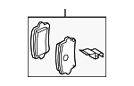 5C0698451D - Brakes: Disc Brake Pad Set for Volkswagen Image