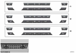 61316848886 - Vehicle Electrical System: Repair Kit for Button Caps for BMW Image