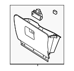 7L7Z7806024AB - : Glove Box Assembly for Ford Image