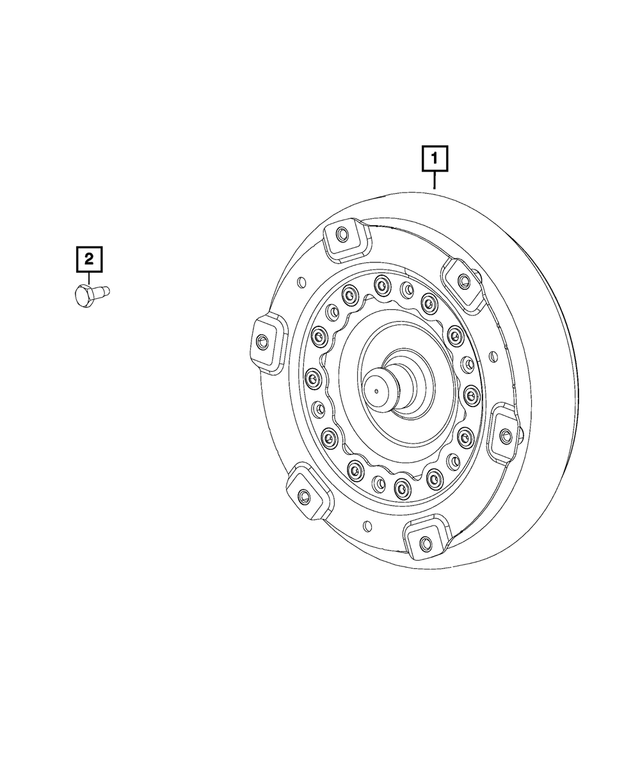 68508600AA - Transmission: Torque Converter for Mopar Image