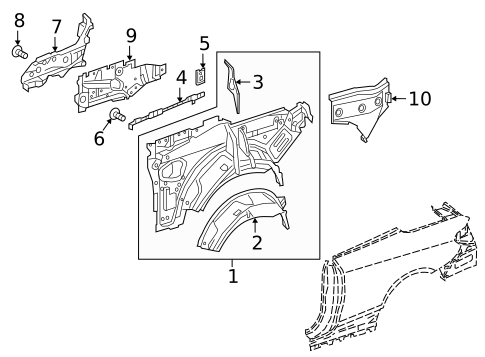 Inner Structure for 2022 Mercedes-Benz Metris #0