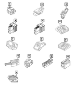 68236015AA - Electrical: Electrical Connector, Us, Canada, Mexico for Mopar Image