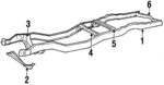 E6TZ5005C - Body: Frame Assembly for Ford: Bronco II Image