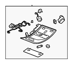 25977622 - : Overhead Console for Cadillac: Escalade | Chevrolet: Tahoe | GMC: Yukon Image