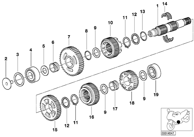 23111340426 - Manual Transmission: Oil Guide -  for BMW-Motorrad Image