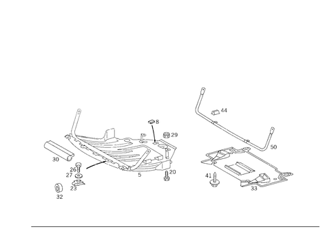 Oil Pan Undershield for 1993 Mercedes-Benz 500E #0
