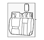 HLE000850WQQ - Body: Seat Back Assembly for Land-Rover Image