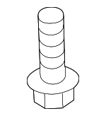 30776072 - Body: Air Guide Screw for Volvo Image