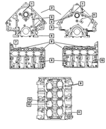 RL159561AE - Engine 6.1L Eight Cylinder [ESF]: Short Block Engine for Mopar Image