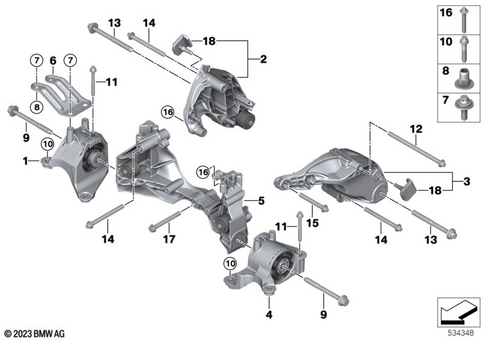 Mounting Electrical Drive Train for 2025 BMW i5 M60 xDrive #0
