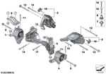 33509909440 - Engine and Transmission Suspension: Star-Socket Screw for BMW Image