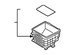 84669G9000 - Body: Storage Compartment for Hyundai Image