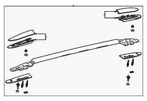 6340708050 - : Roof Rack for Toyota: Sienna Image