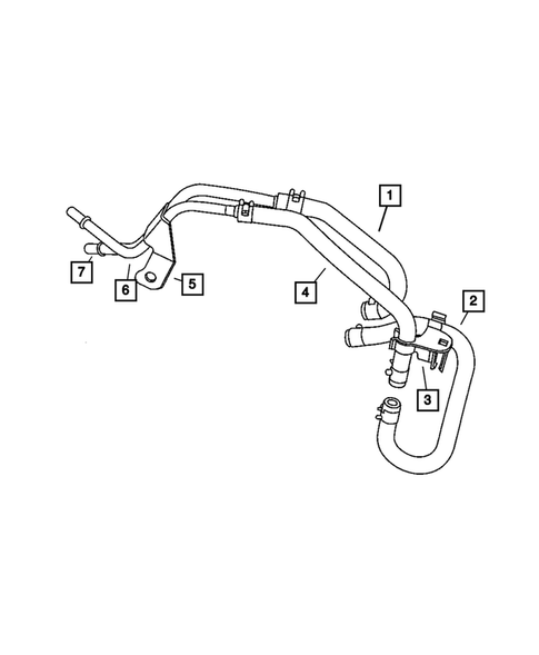 Fuel Lines for 2009 Jeep Patriot #2