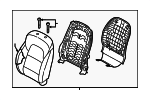 88400D98902AH - Body: Seat Back Assembly for Kia: Sportage Image