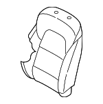 88460D90102AF - Body: Seat Back Cover for Kia: Sportage Image