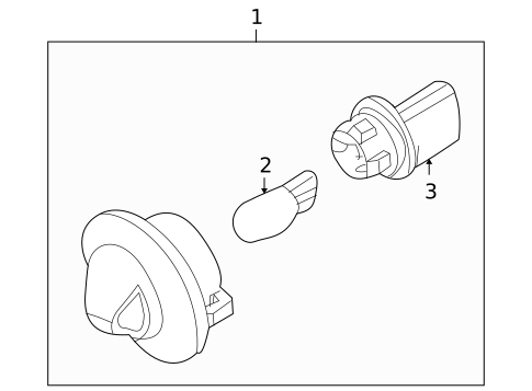 License Lamps for 2009 Ford F-150 #1