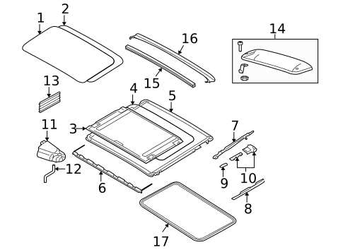Sunroof for 2013 BMW M3 #1