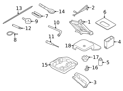 Jack & Components for 2013 Audi allroad #0