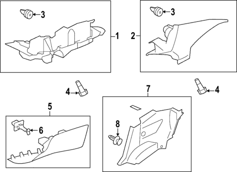 Interior Trim - Quarter Panels for 2025 Subaru BRZ #0