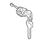 6905102090 - Body: Cylinder &amp; Keys for Toyota: Corolla, Sienna Image