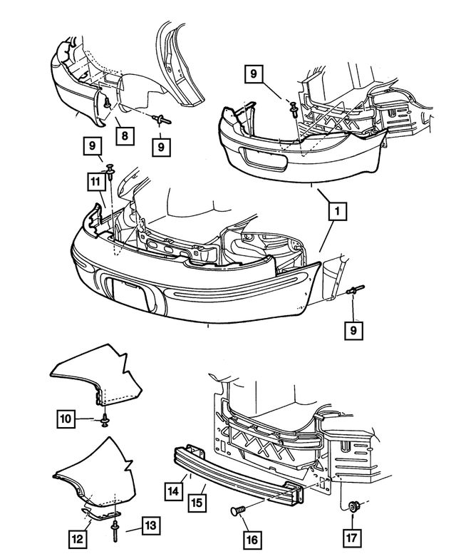 6504700 - Frames and Bumpers: Rivet for Mopar Image