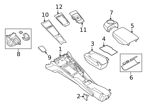 Front Console for 2016 Porsche Panamera #0