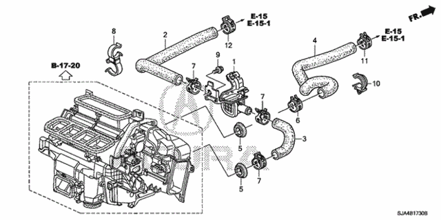 Water Valve for 2011 Acura RL #0