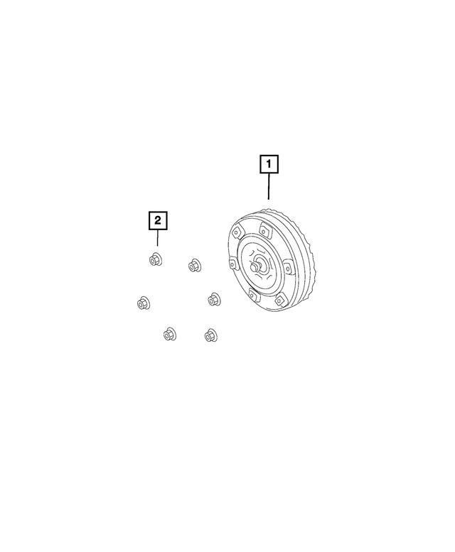 68329066AA - : Nut, US for Mopar Image