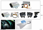 63132288285 - Retrofitting / Conversion / Accessories: BMW Cornering Light for BMW: 228i, 228iX, 230i, 230iX, 320i, 320iX, 328d, 328dX, 328i, 328iX, 330e, 330i, 330iX, 335i, 335iX, 340i, 340iX, 428i, 428iX, 430i, 430iX, 435i, 435iX, 440i, 440iX, Hybrid 3, M235i, M235iX, M240i, M240iX Image image