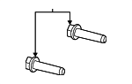 6102019 - Engine: Mount Bracket Bolt for Mopar Image